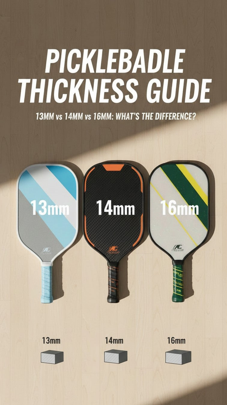 The Ultimate Pickleball Thickness Encyclopedia: 13mm, 14mm, or 16mm? The Engineer’s Verdict