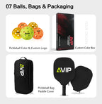 AVIP Custom OEM Pickleball Paddle | Full Customization Available