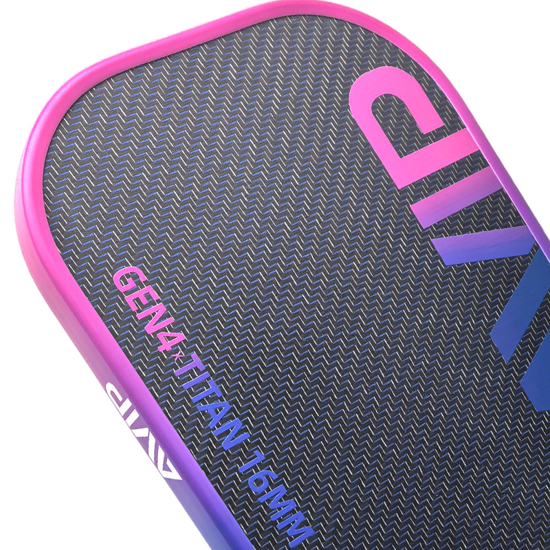 AVIP Ultra Series Blue Titanium Wire Pickleball Paddle