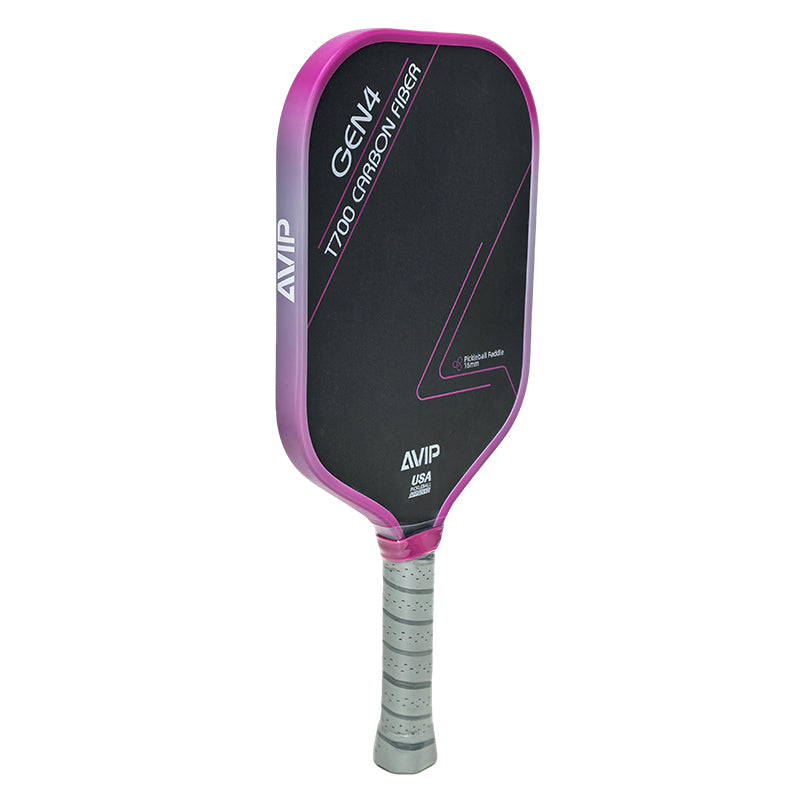 AVIP Pro Series 16MM T700 Raw Carbon Fiber Pickleball Paddle - AVIP