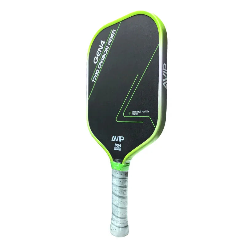 AVIP Pro Series 16MM T700 Raw Carbon Fiber Pickleball Paddle - AVIP