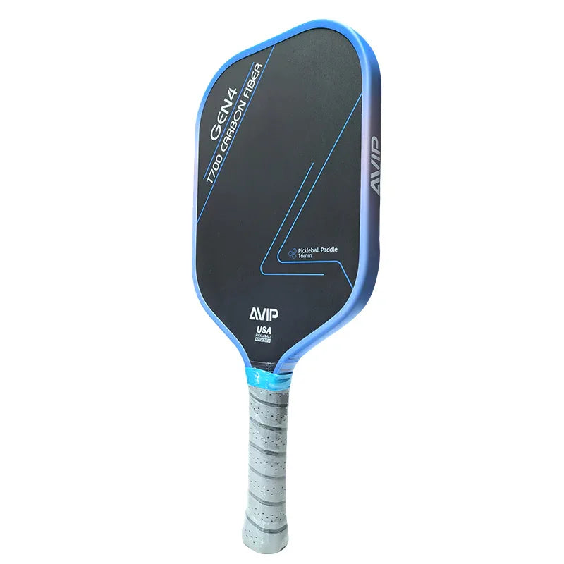AVIP Pro Series 16MM T700 Raw Carbon Fiber Pickleball Paddle - AVIP