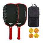 Pickleball Paddle Set - 2 Paddles, 4 Balls & Bag Bundle - AVIP